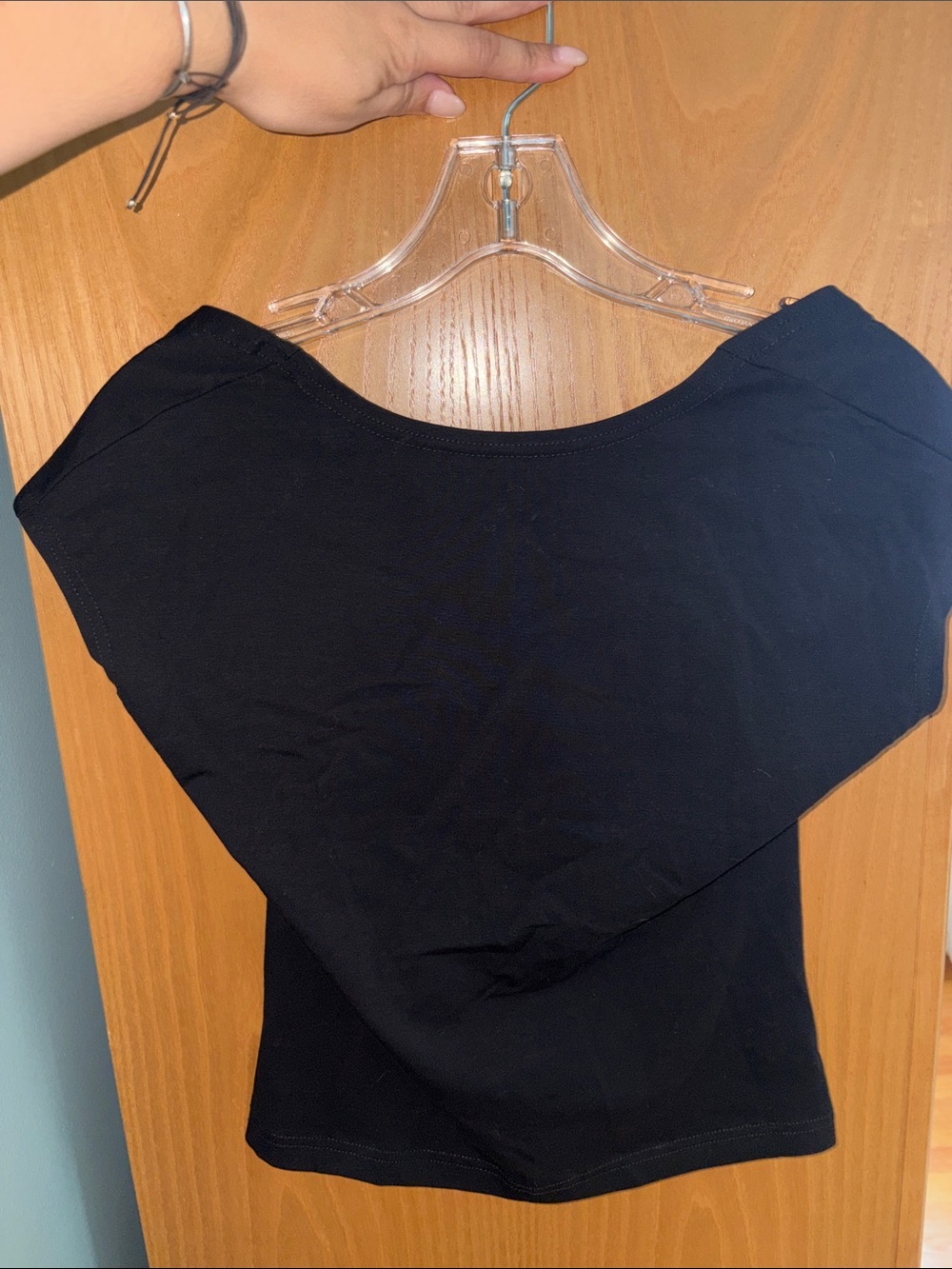 Women’s Black Off-Shoulder Top - Classic Elegant Style